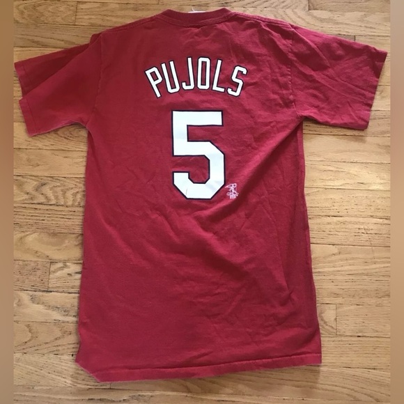 St. Louis Cardinals - Albert Pujols shirt - MEDIUM - Majestic - Mid 2000’s - MLB - Picture 6 of 10